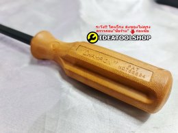 ไขควง Champion [JAPAN] ของแท้!!! รุ่นด้ามABSผสมไม้20%ช่วยให้ไม่ลื่น แกนทะลุ ตอกได้ แช้มเปี้ยน ปากแบน สี่แฉก screwdriver